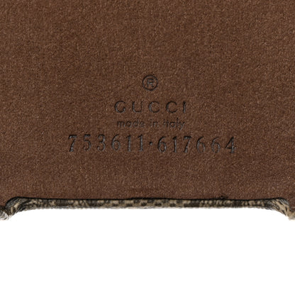 Gucci GG Supreme Monogram Ophidia iPhone 14 Pro Max Phone Case Beige Ebony 5 of 6
