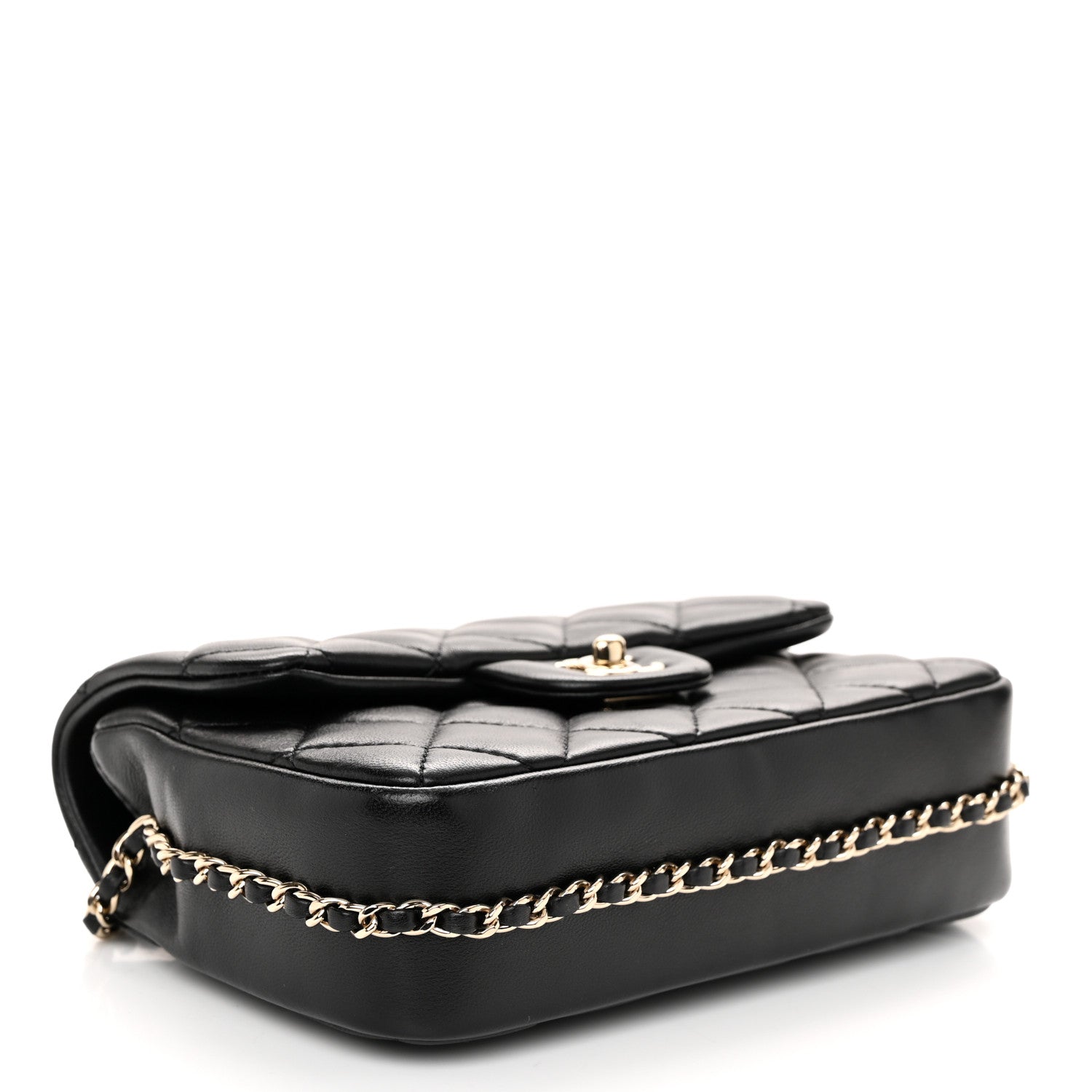 Chanel Lambskin Quilted Small My Precious Flap Black 4 of 10