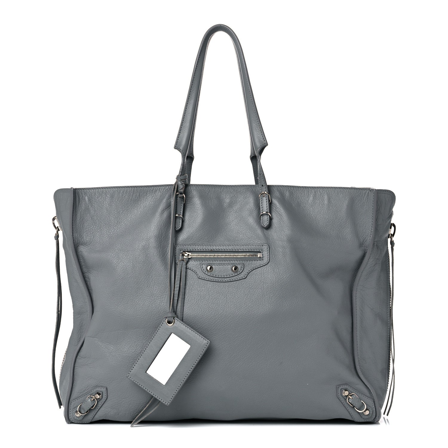 Balenciaga Veau Papier A4 Zip Around Tote Grey 1 of 25