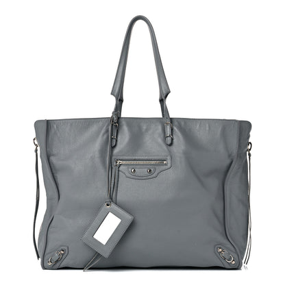 Balenciaga Veau Papier A4 Zip Around Tote Grey 1 of 25