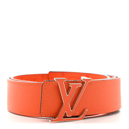 Louis Vuitton Calfskin Monogram 40mm LV Reversible Belt 95 38 Orange 2 of 8