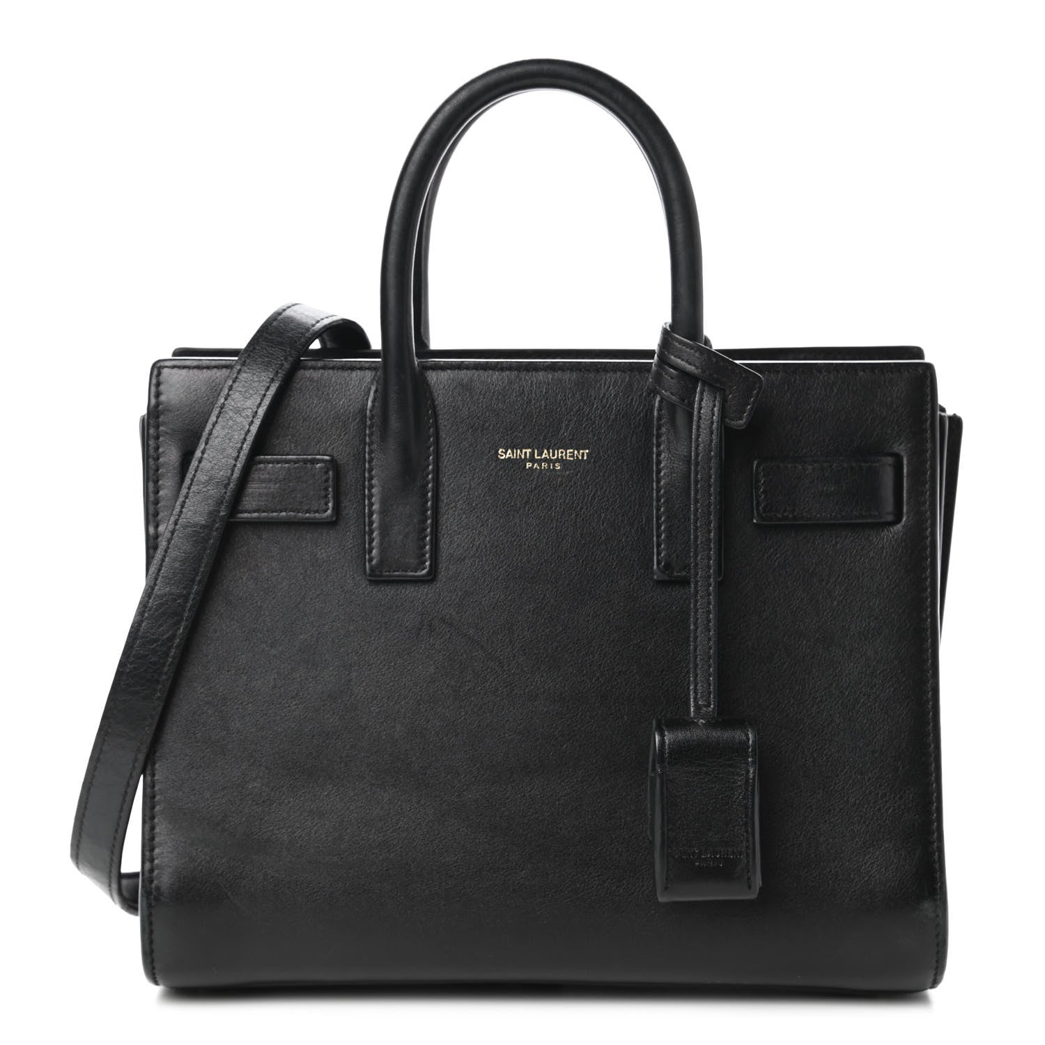 Saint Laurent Calfskin Nano Sac de Jour Black 1 of 9