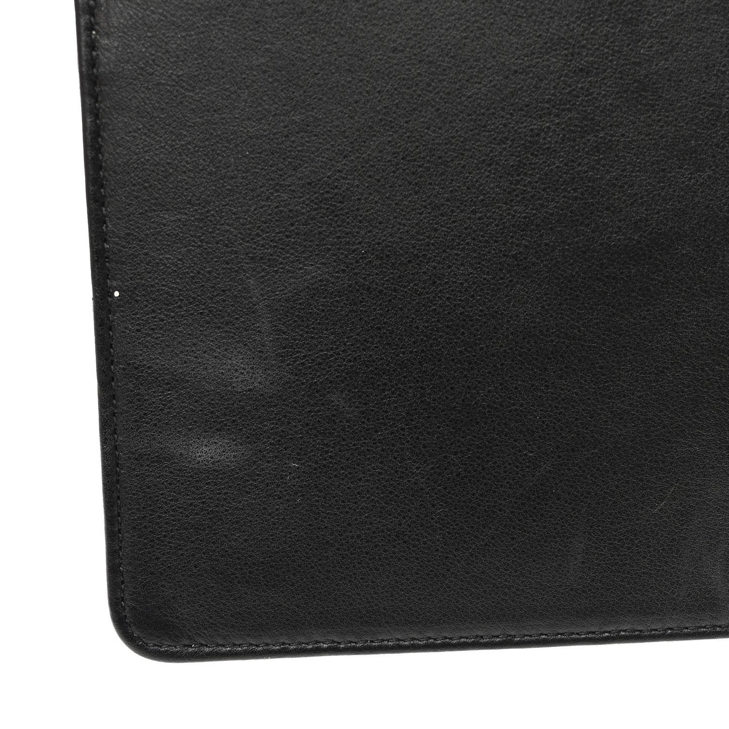 Calfskin Small Propeller Flap Black