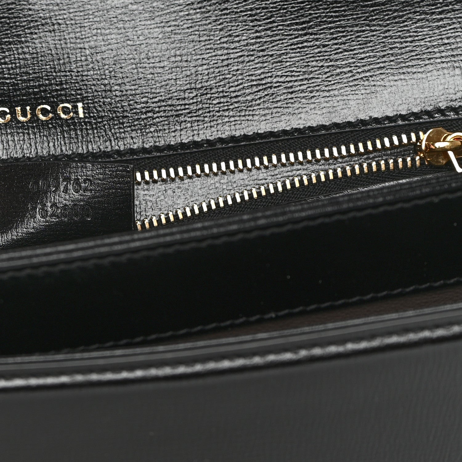 Gucci Azalea Calfskin Medium Sylvie 1969 Top Handle Bag Black 7 of 18