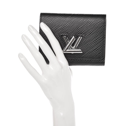 Louis Vuitton Epi Twist Compact Wallet Black 2 of 7