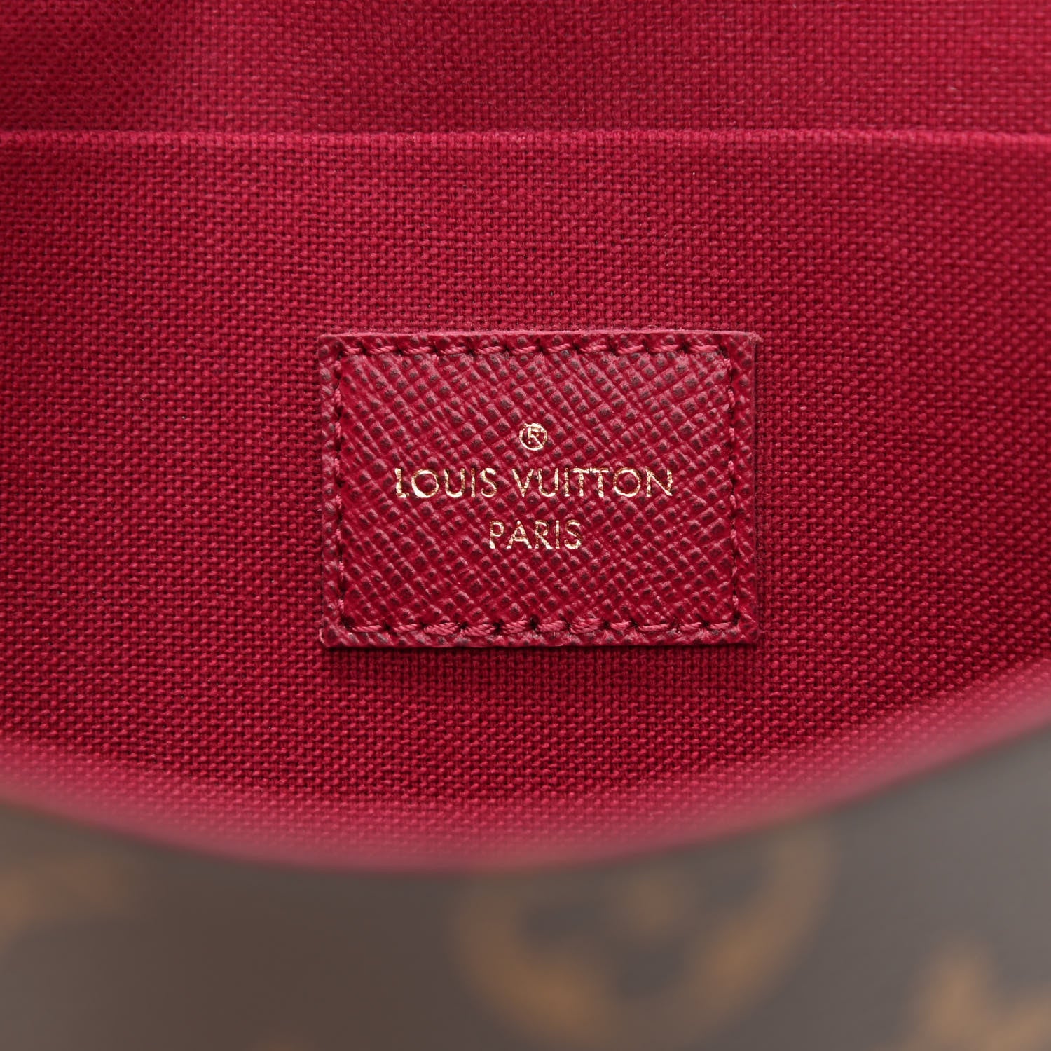Louis Vuitton Monogram Pochette Felicie Chain Wallet Fuchsia 9 of 11
