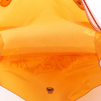 Hermes Vinyl Souvenir De L'Exposition Kelly Orange 7 of 7