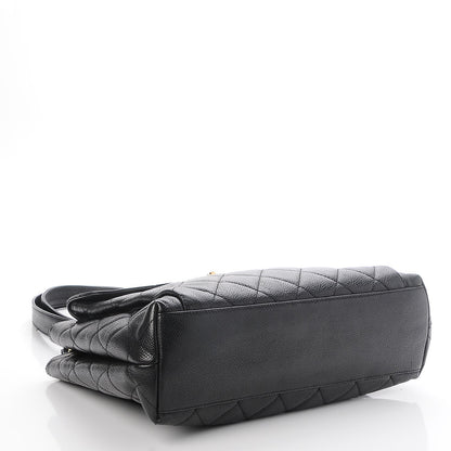 Chanel Caviar Quilted Flap Shoulder Bag Black 4 of 7
