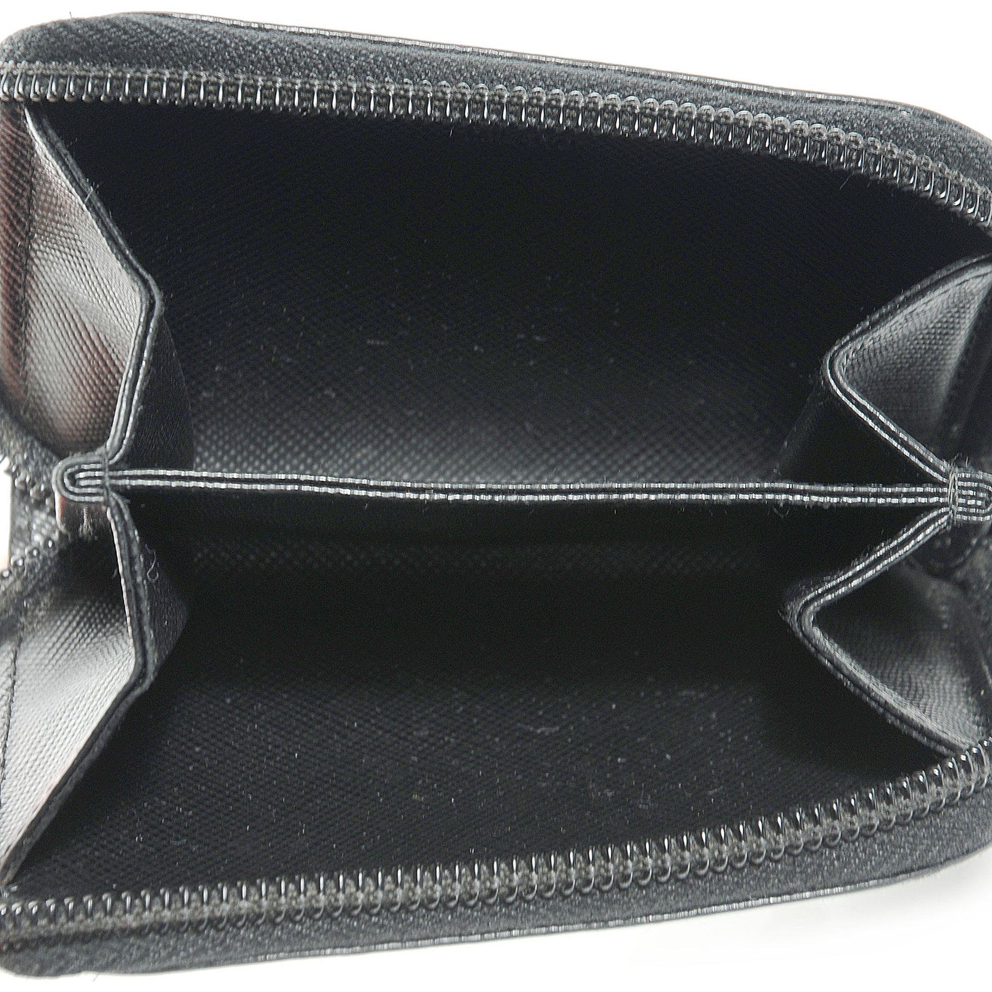 Prada Saffiano Coin Purse Black 5 of 7