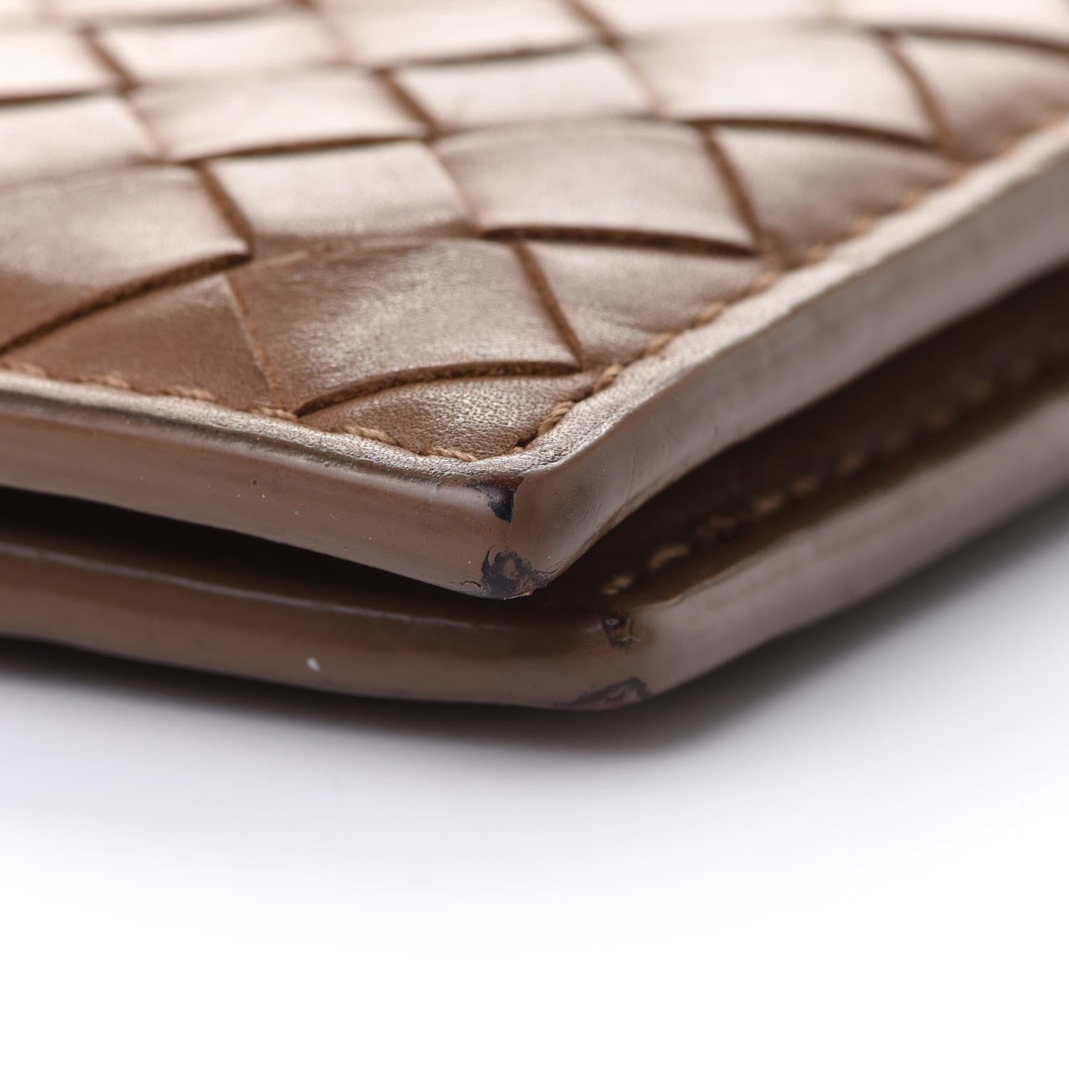 Bottega Veneta Nappa Intrecciato Bi-Fold Wallet Noce 12 of 18