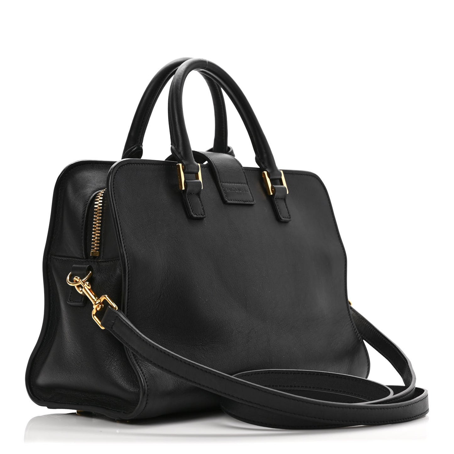 Calfskin Monogram Baby Cabas Black