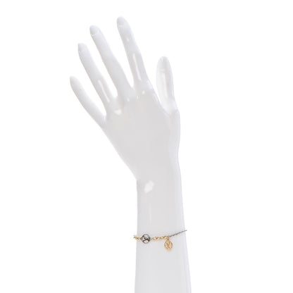 Louis Vuitton Logomania Bracelet Silver Gold 2 of 6