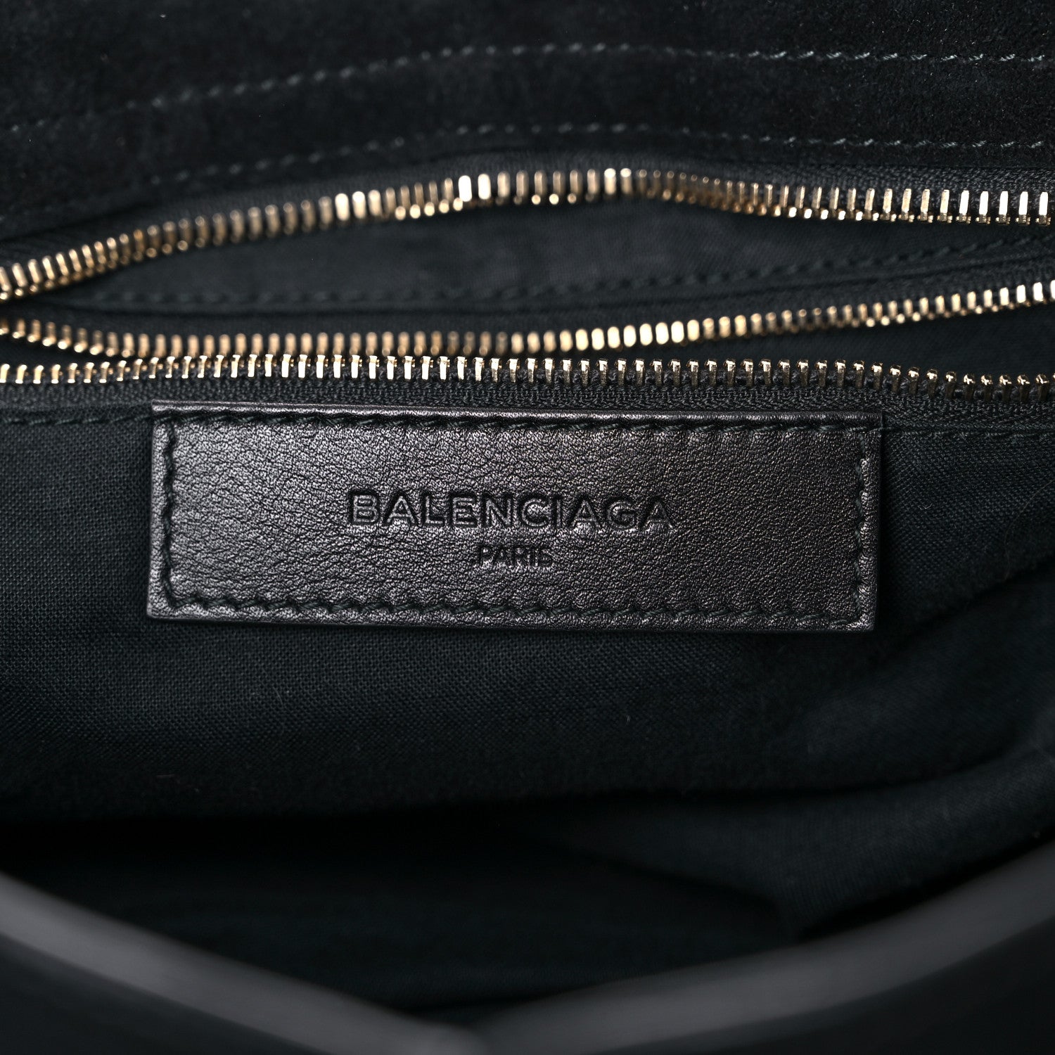 Balenciaga Baby Daim Suede Classic Gold Hardware City Black 6 of 18