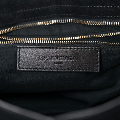 Balenciaga Baby Daim Suede Classic Gold Hardware City Black 6 of 18