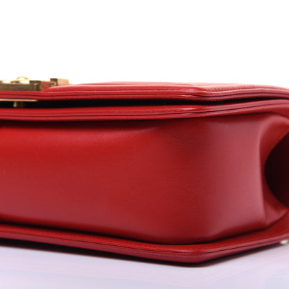 Chanel Lambskin Quilted Medium Boy Flap Red 7 of 17