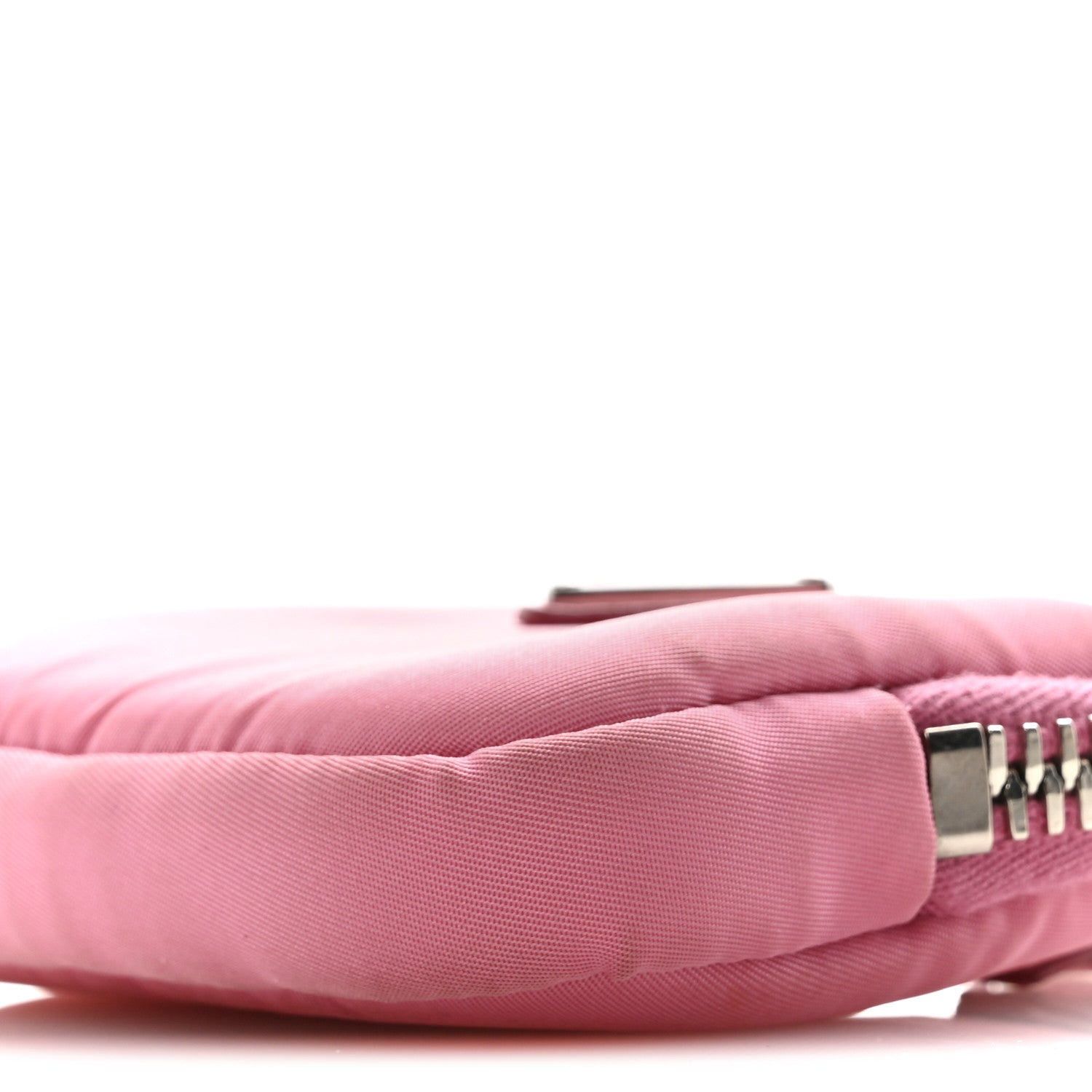 Prada Re-Nylon Triangle Micro Crossbody Pouch Pink 9 of 15