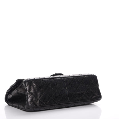 Chanel Metallic Aged Calfskin 2.55 Reissue 226 Flap Black 4 of 11