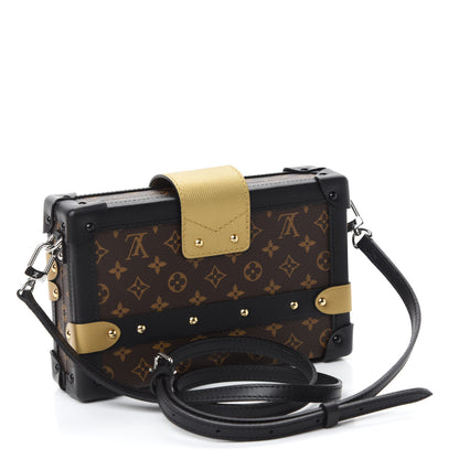 Louis Vuitton Monogram Column Petite Malle Black 3 of 11