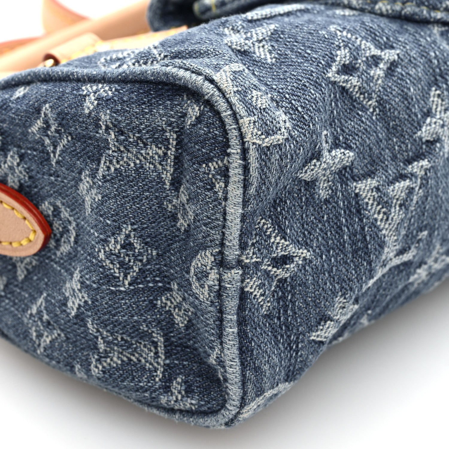 Louis Vuitton Monogram Denim Nano Speedy Blue 8 of 9