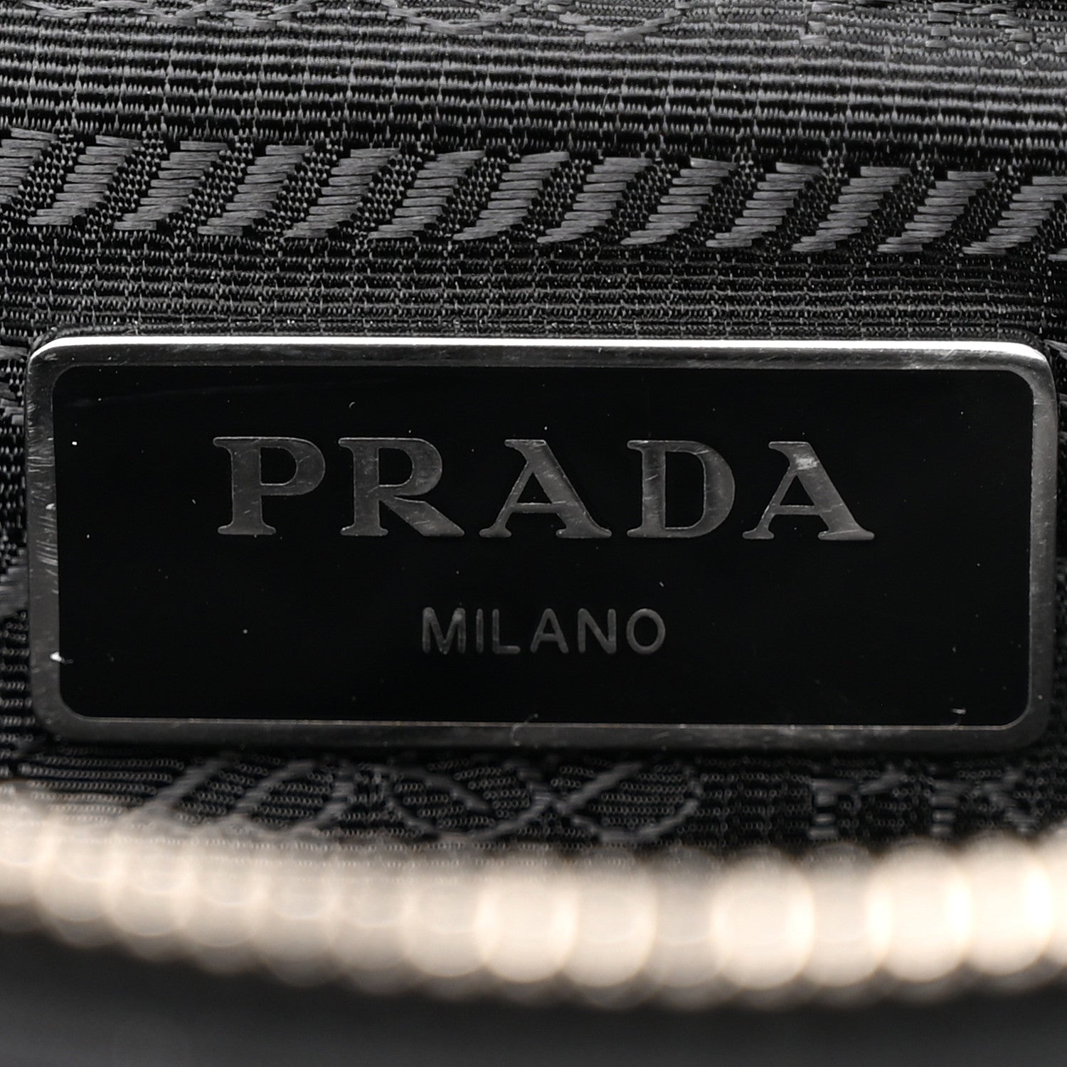 Prada Re-Nylon Nappa Triangle Quilted Padded Double Handled Zip Pocket Tote Black 6 of 12