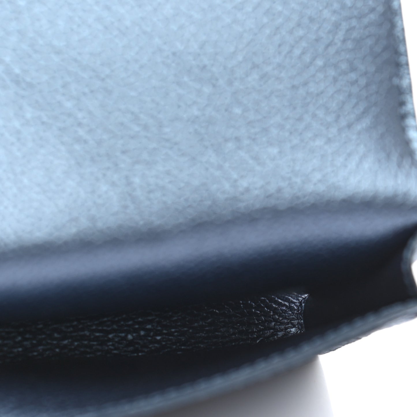 Metallic Monogram Business Card Holder Navy Nacre