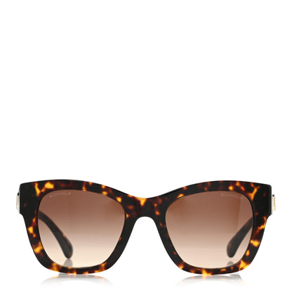 Chanel Acetate Square CC Sunglasses 5478 Tortoise 2 of 7