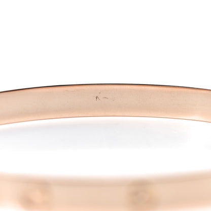 Cartier 18K Pink Gold LOVE Bracelet 18 5 of 5