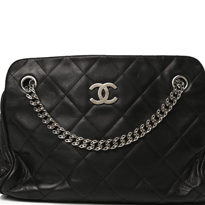 Chanel Lambskin Bijoux Chain Shopping Tote Black 8 of 13