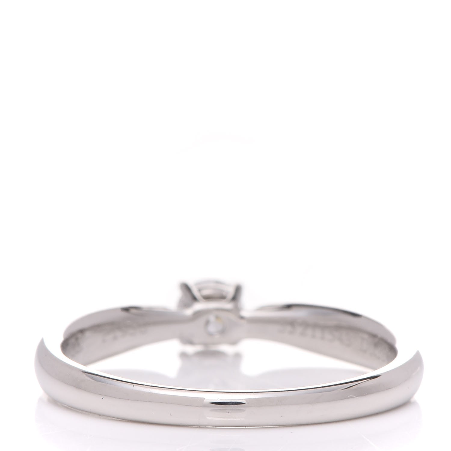 Tiffany Platinum Diamond .18ct Harmony Solitaire Engagement Ring 50 5.5 3 of 6