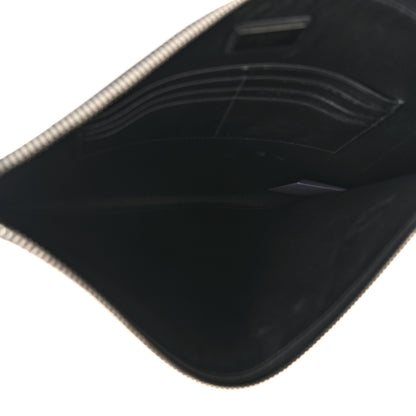 Prada Saffiano Flat Wristlet Pouch Black 5 of 10