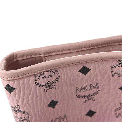 MCM Visetos Medium Anya Shopper Tote Light Pink 11 of 11