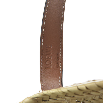 Loewe Raffia Basket Tote Bag Natural Tan Orange 8 of 9