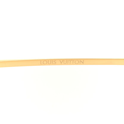 Louis Vuitton LOUIS VUITTON Grease Mask Sunglasses Z1470U Gold 5 of 9