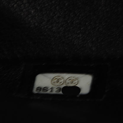 Chanel Lambskin Quilted East West Chocolate Bar Flap Black 8 of 9