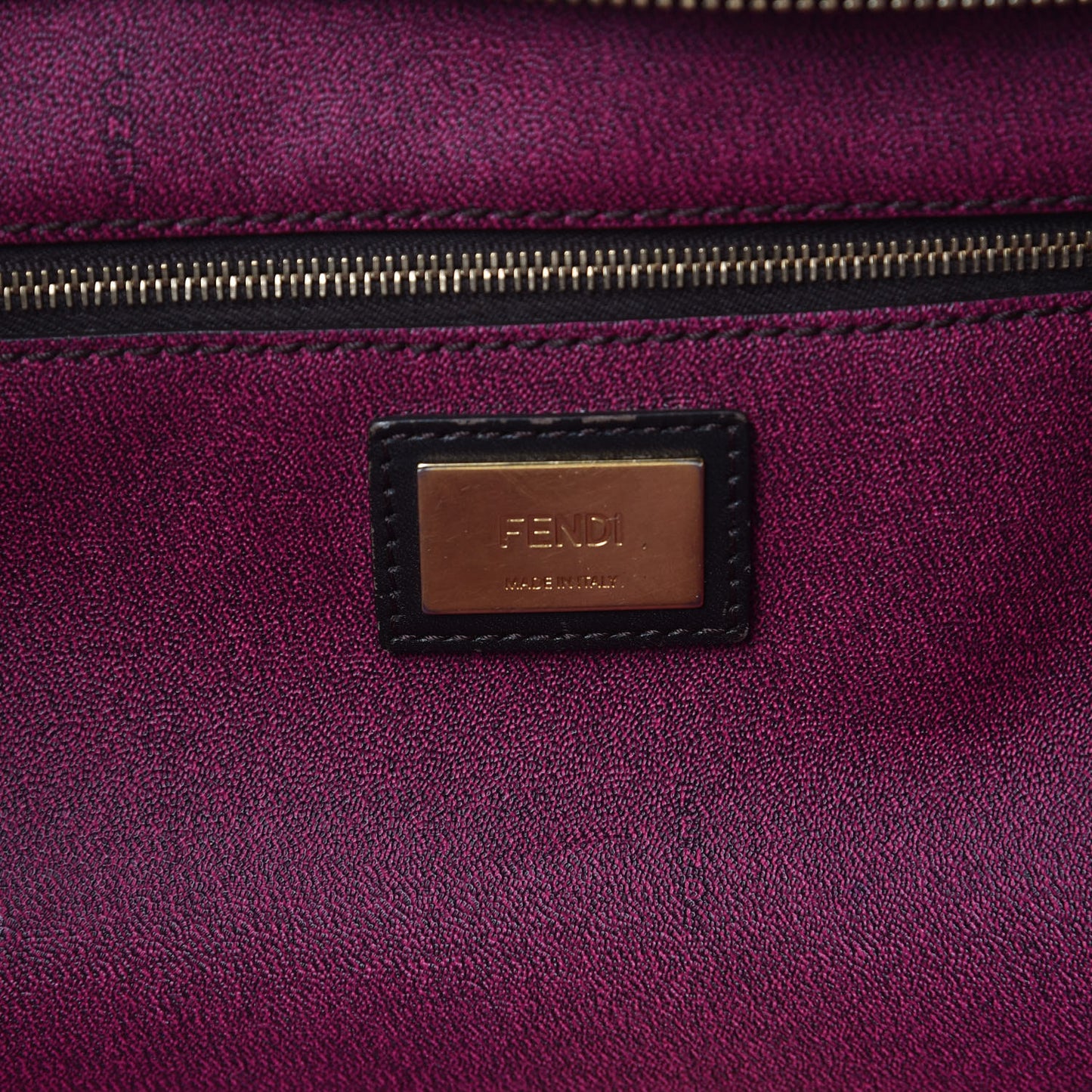Zucca Spalmati Medium Roll Tote Tobacco Fuxia