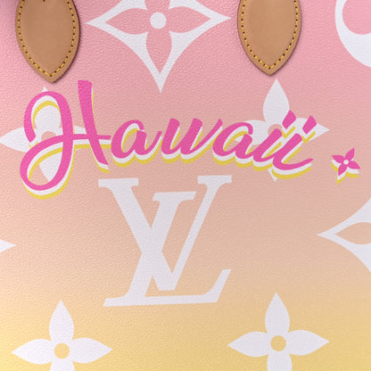 Louis Vuitton Monogram Giant By The Pool Hawaii Onthego GM Light Pink 7 of 10