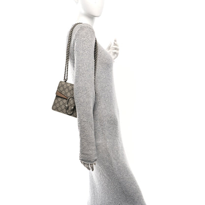 Gucci GG Supreme Monogram Mini Dionysus Shoulder Bag Taupe 2 of 10