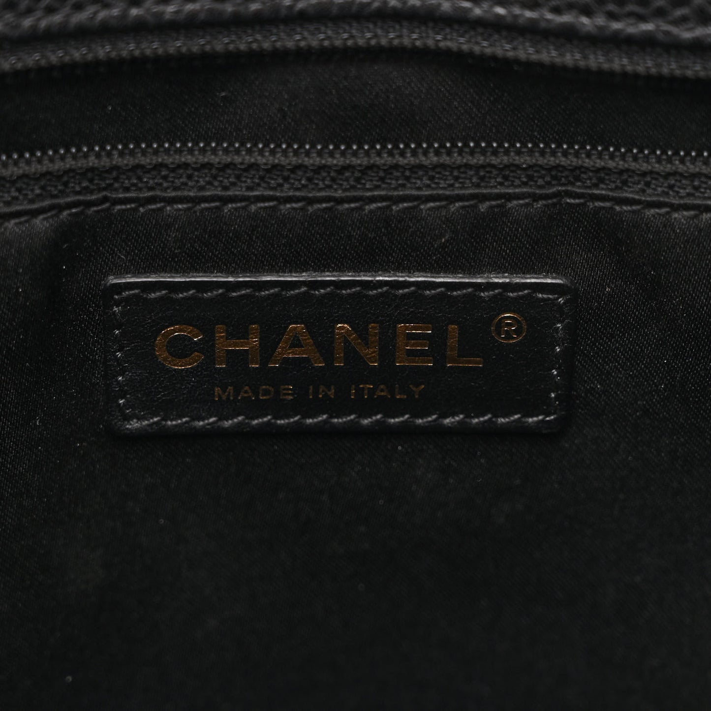 Caviar Quilted Grand Shopping Tote GST Black