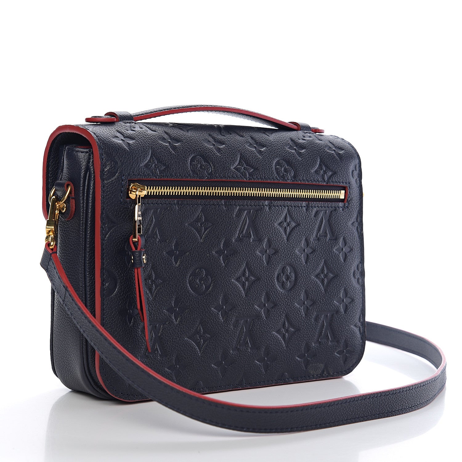 Louis Vuitton Empreinte Pochette Metis Marine Rouge 2 of 9
