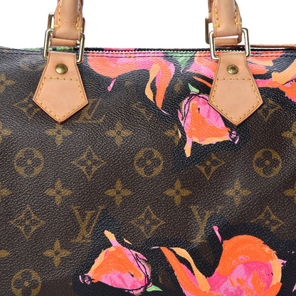Louis Vuitton Monogram Roses Speedy 30 14 of 14