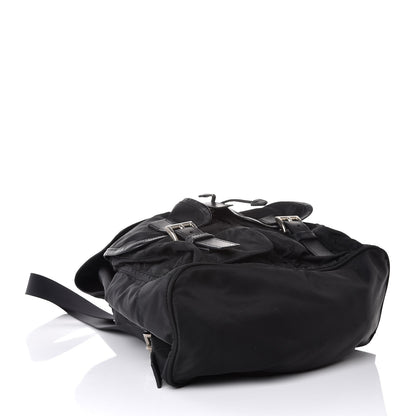 Prada Nylon Vela Medium Backpack Black 4 of 7