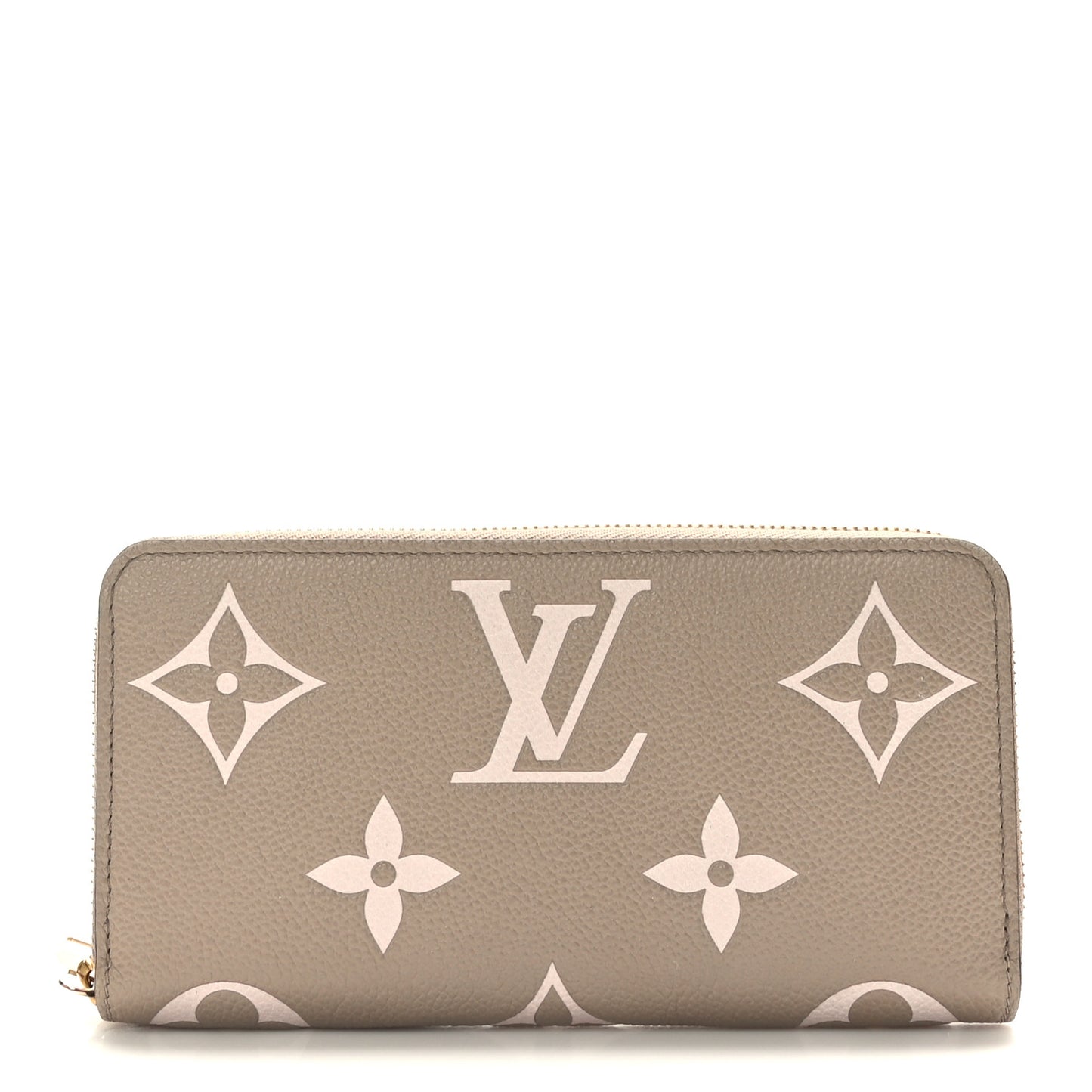 Empreinte Monogram Giant Zippy Wallet Tourterelle Creme
