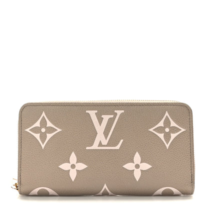 Louis Vuitton Empreinte Monogram Giant Zippy Wallet Tourterelle Creme 1 of 9