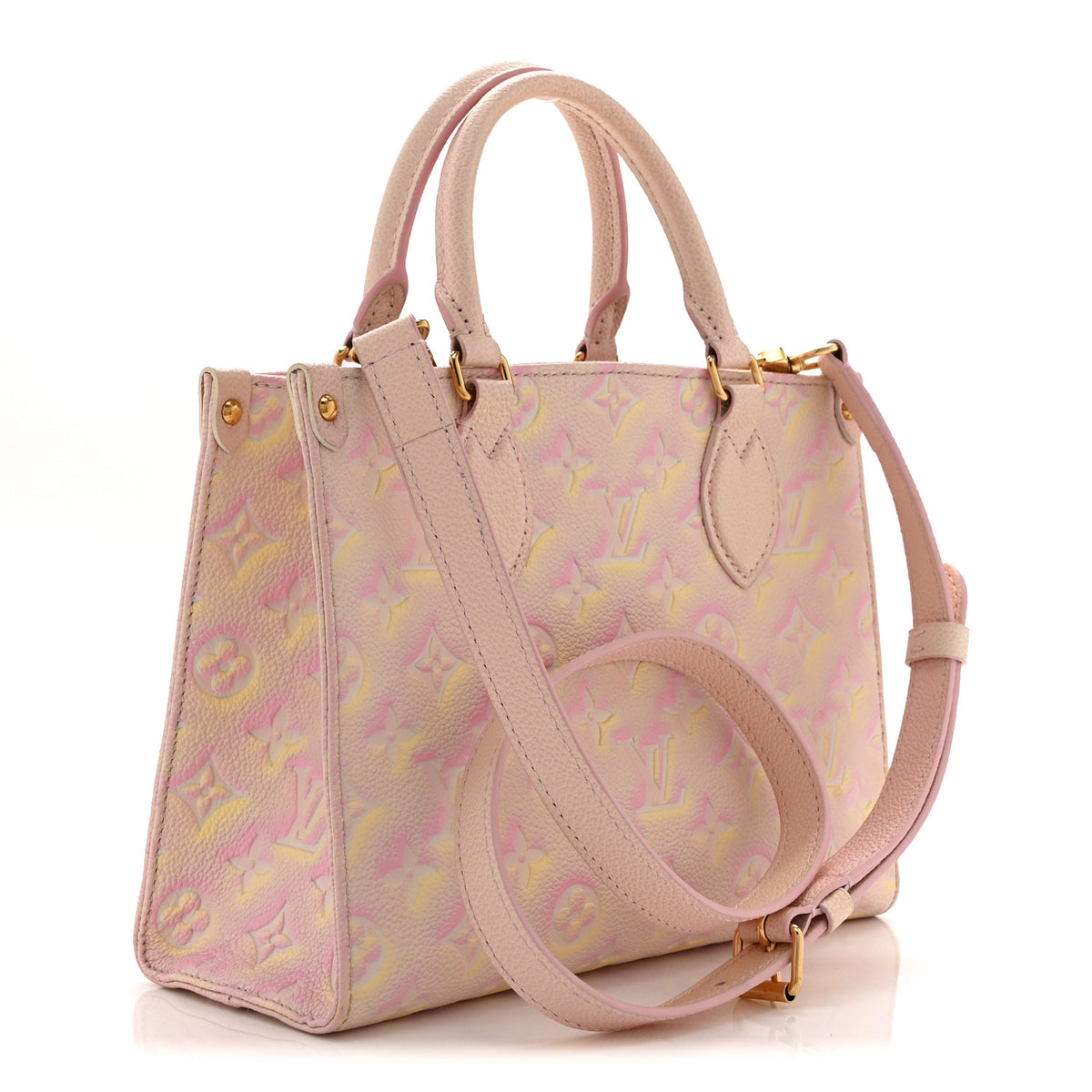 Louis Vuitton Empreinte Monogram Summer Stardust Onthego PM Pink 3 of 9