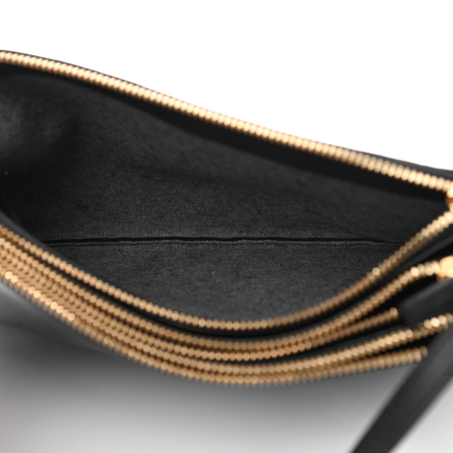 Lambskin Large Trio Crossbody Bag Black