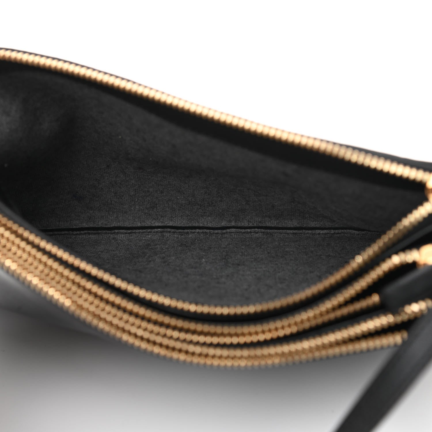 Celine Lambskin Large Trio Crossbody Bag Black 5 of 17