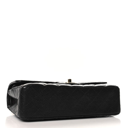 Chanel Caviar Quilted Medium Double Flap Black 4 of 11