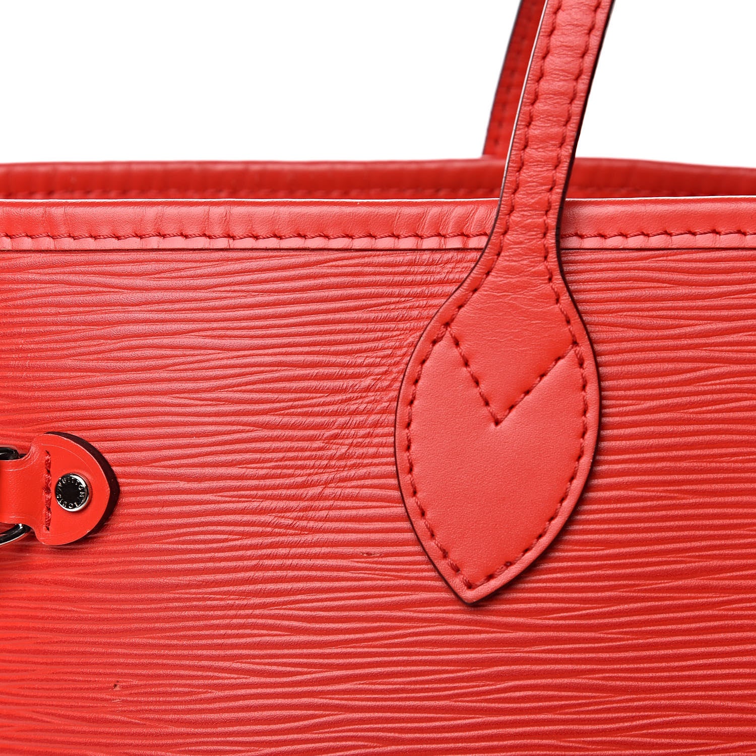 Louis Vuitton Epi Neverfull MM Coquelicot 8 of 11