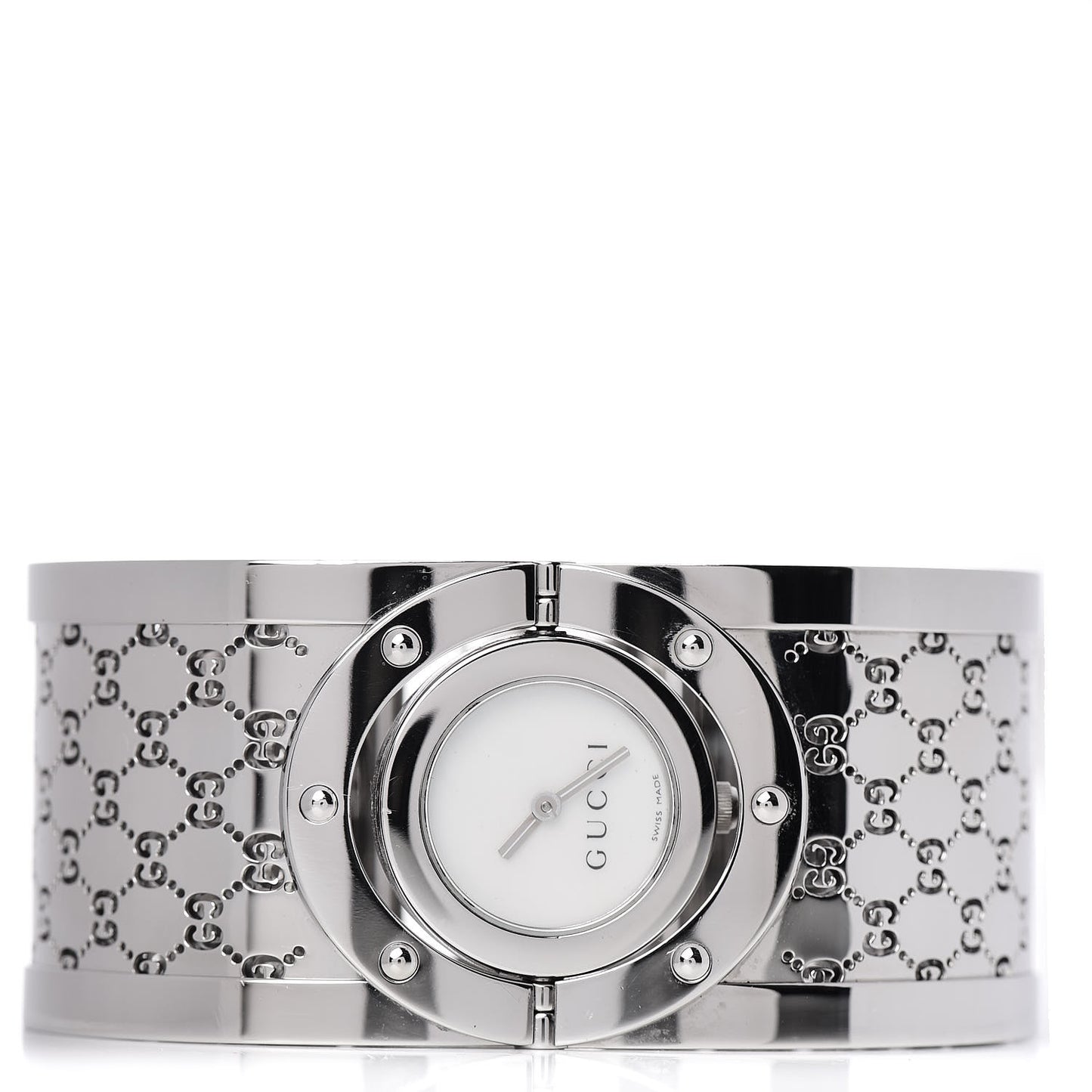 Stainless Steel Mother of Pearl 33mm Twirl Quartz Watch