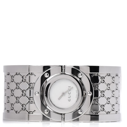 Gucci Stainless Steel Mother of Pearl 33mm Twirl Quartz Watch 3 of 6